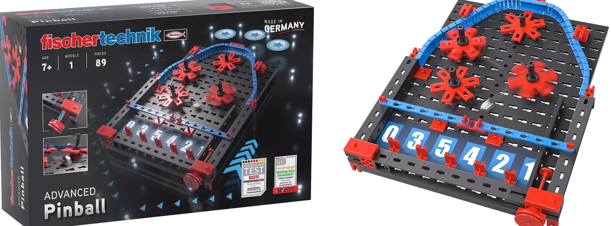 fischertechnik 569015 ADVANCED Pinball | 89 Teile | Ab 7 Jahren