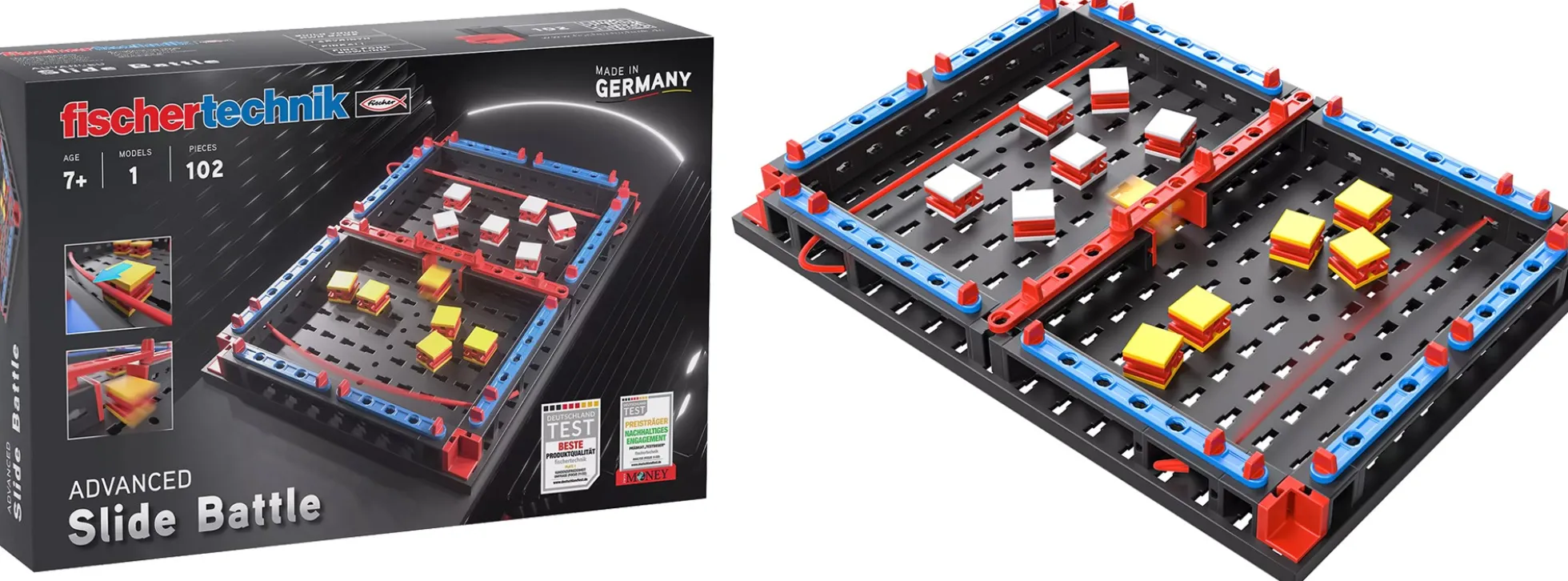 fischertechnik 569014 ADVANCED Slide Battle | 102 Teile | Ab 7 Jahren