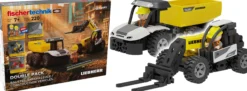 fischertechnik 579432 Double Pack Liebherr Baufahrzeuge | 220 Teile | 2 Modelle | Ab 7 Jahren