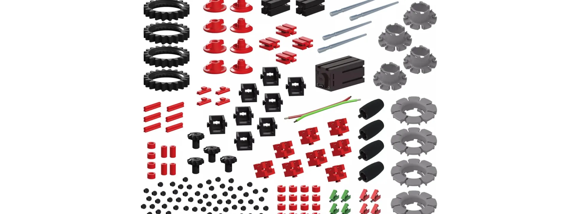 fischertechnik 571901 MAKER Kit Omniwheels | 201 Teile | Ab 14 Jahren