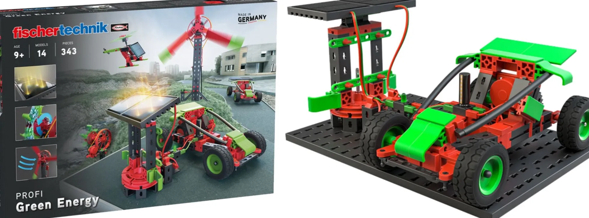 fischertechnik 559879 PROFI Green Energy | 343 Teile | 14 Modelle