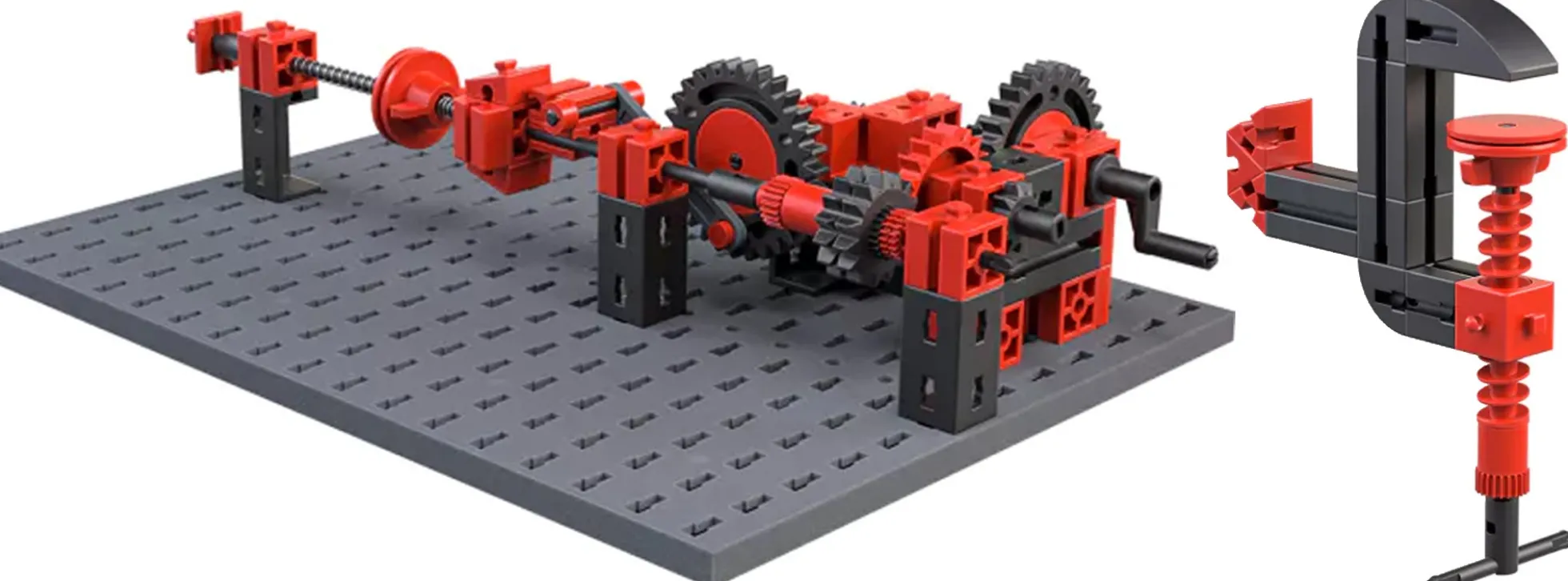 fischertechnik 569020 PROFI Mechanics Baukasten | 243 Teile | 12 Modelle | Ab 8 Jahren