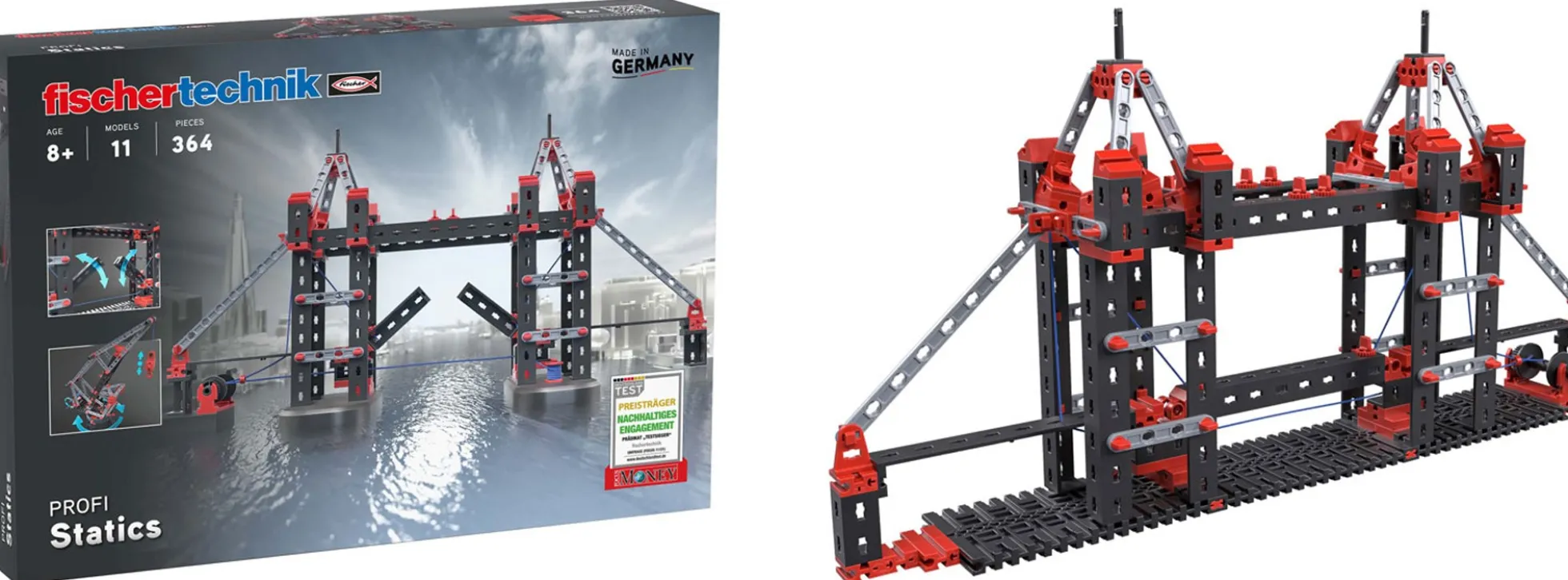 fischertechnik 564071 PROFI Statics | 364 Teile | 11 Modelle