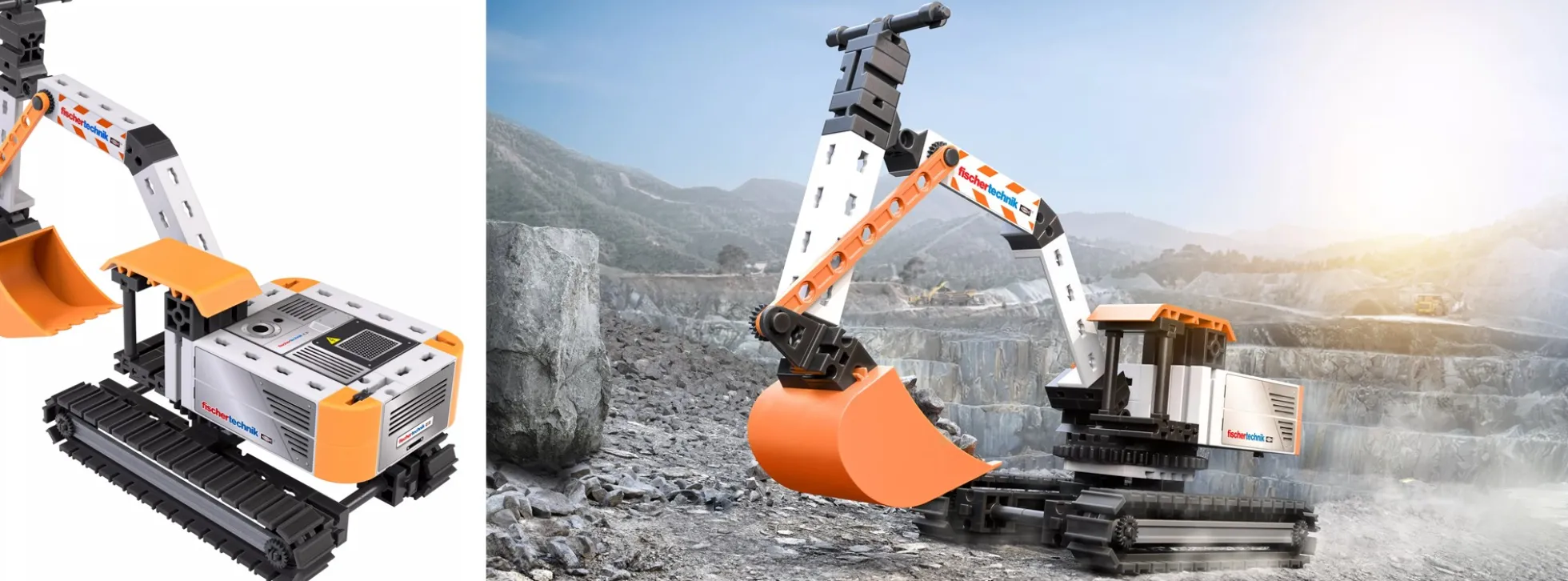 fischertechnik 576104 TECHNIK Bagger | 125 Teile | Ab 7 Jahren