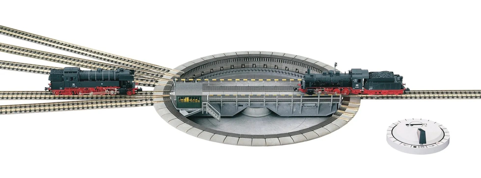 FLEISCHMANN 9152 Elektrische Drehscheibe | Mit Drehscheibenschalter | Spur N