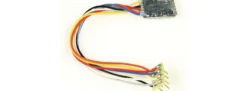 FLEISCHMANN 686201 Rückmeldefähiger Decoder mit Litzen | NEM 652 | Spur N/TT