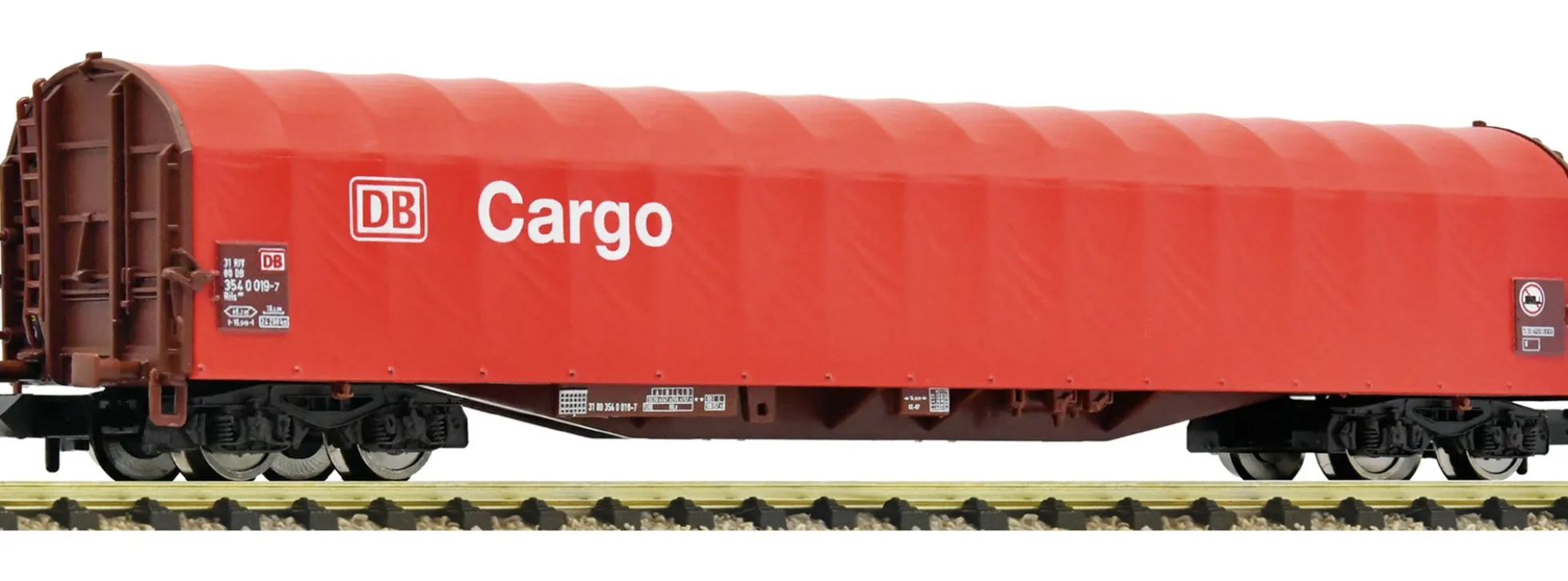 FLEISCHMANN 6660067 Schiebeplanenwagen Rils DB-Cargo | Spur N