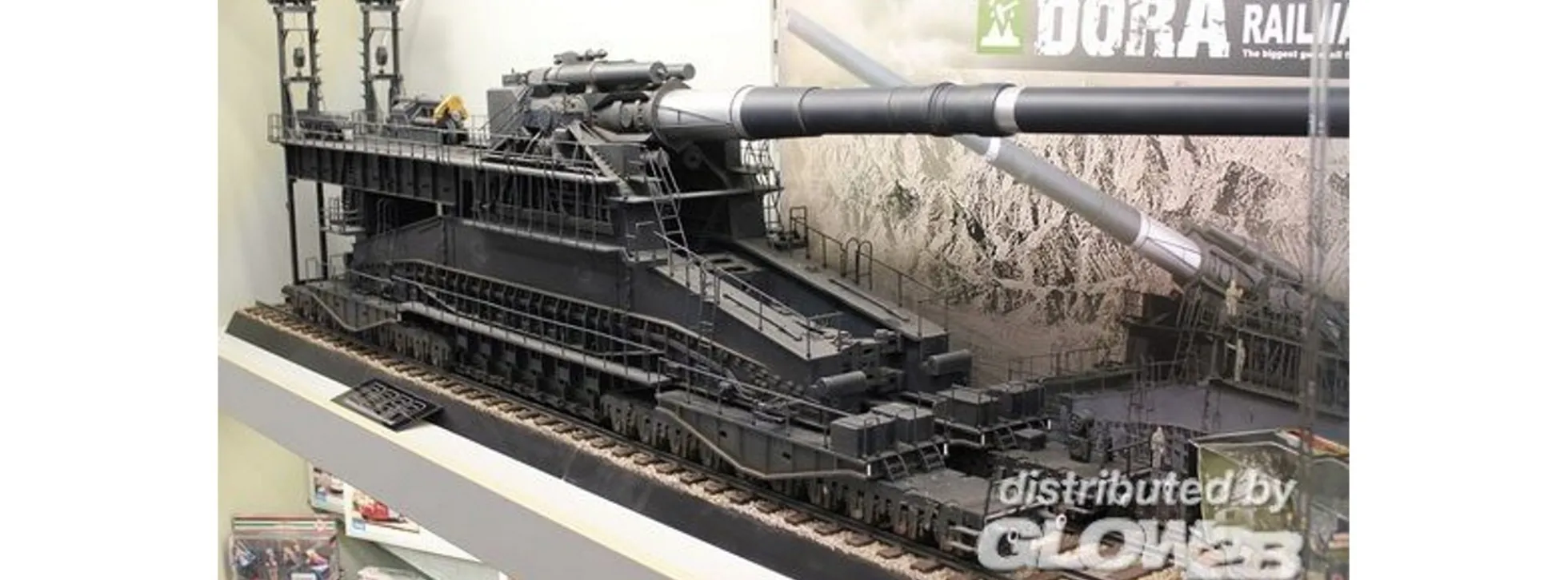 Glow2B 8109999 Eisenbahngeschütz Dora 80cm (E) | Militär Bausatz 1:35