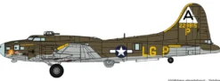 HASEGAWA 02462 B-17F Flying Fortress Miami Clipper | Flugzeug Bausatz 1:72