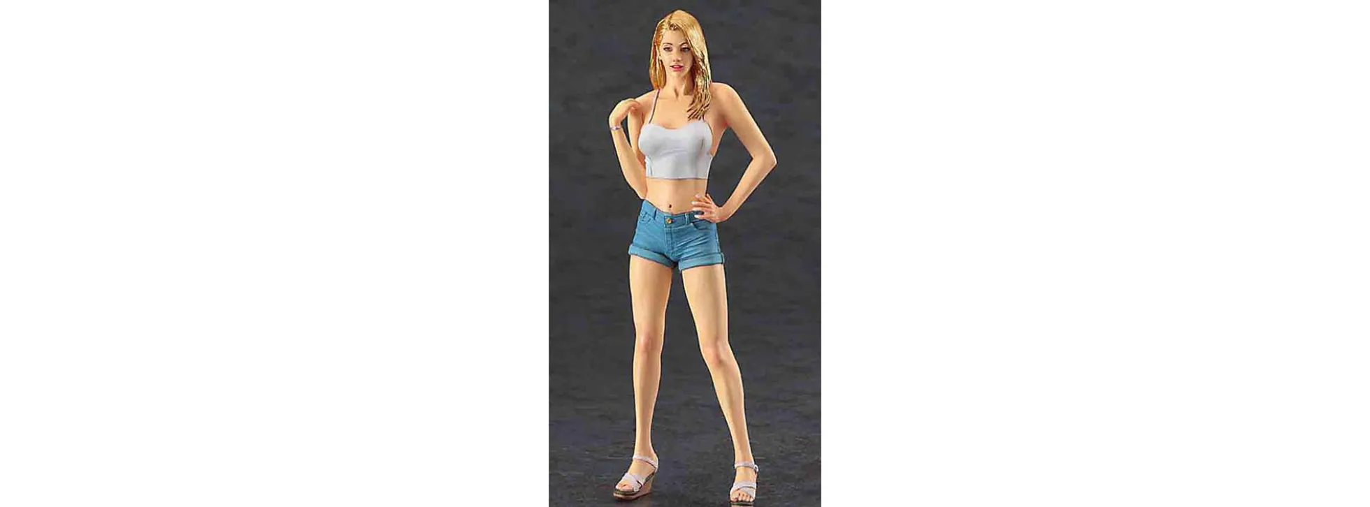 HASEGAWA 52284 Blonde Frau Vol. 3 - Real Figure Collection No. 06 | Figuren Bausatz 1:12