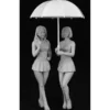 HASEGAWA 29109 Frauen mit Regenschirm | Figuren Bausatz 1:24