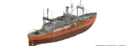 HASEGAWA HP001 Antarktis-Forschungsschiff PL107 Soya | Schiffbausatz 1:250