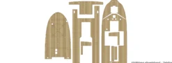 HASEGAWA HP001 Antarktis-Forschungsschiff PL107 Soya | Schiffbausatz 1:250