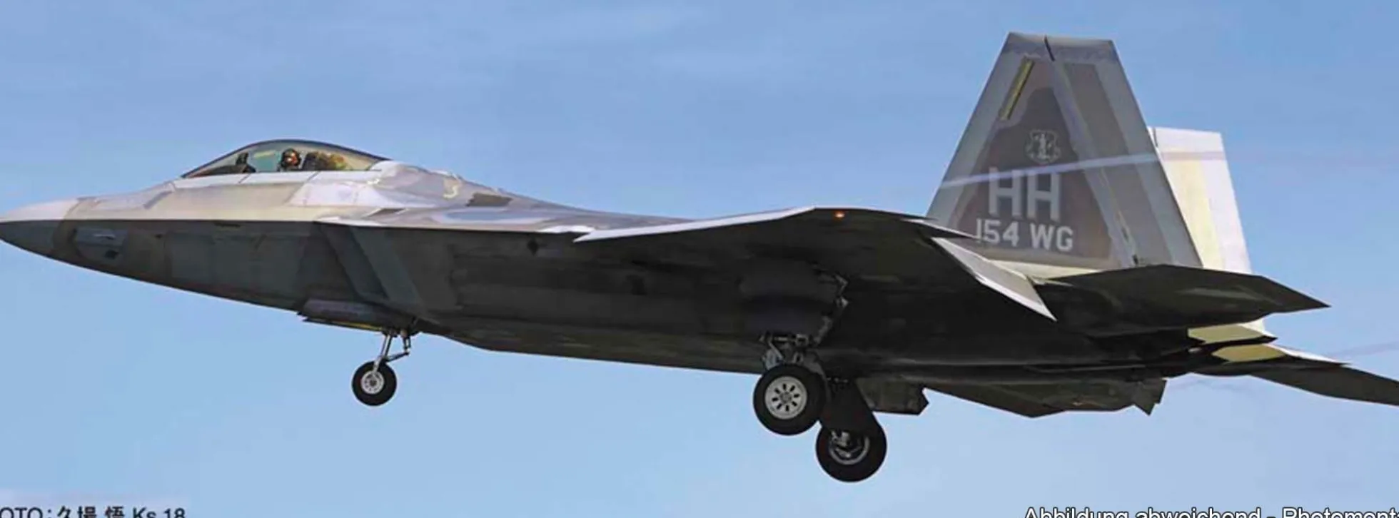 HASEGAWA 07555 Lockheed Martin F-22 Raptor Hawaii ANG | Flugzeug Baustaz 1:48