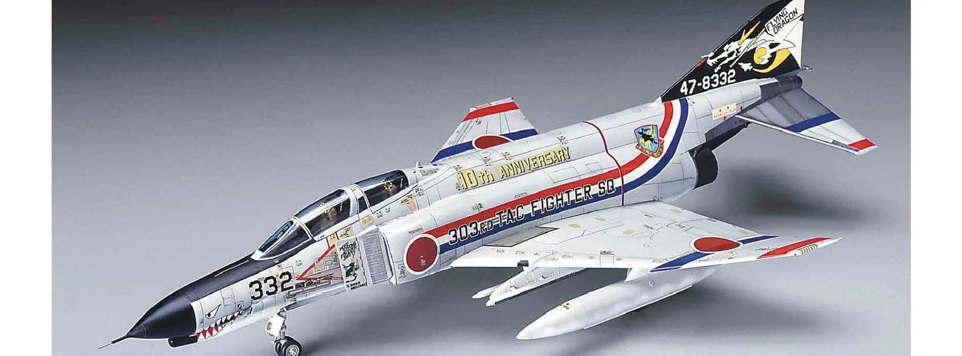 HASEGAWA 02405 McDonnel F-4EJ Phantom II Dragon Squadron 10 Jahrestag | Flugzeug Bausatz 1:72