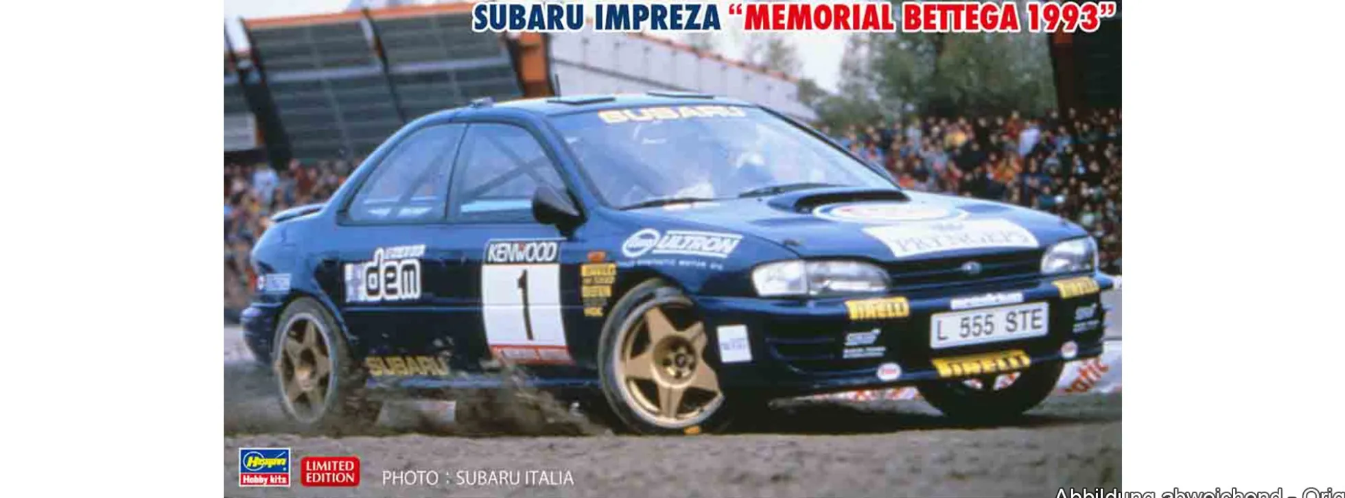 HASEGAWA 20768 Subaru Impreza - Memorial Betega 1993 | Auto Bausatz 1:24