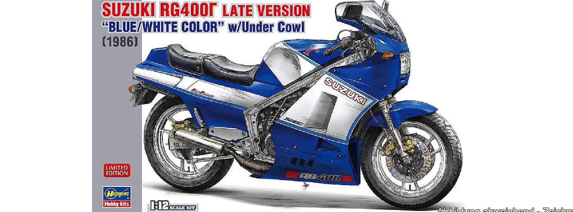 HASEGAWA 21739 Suzuki RG400 I spätes Modell | Motorrad Bausatz 1:12