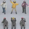 HASEGAWA X48-6 U.S. Navy Pilot/Deck Crew Set | 14 Stück | Figuren Bausatz 1:48