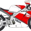 HASEGAWA 21776 Yamaha Tzr250 3Ma 1990 | Motorrad Bausatz 1:12