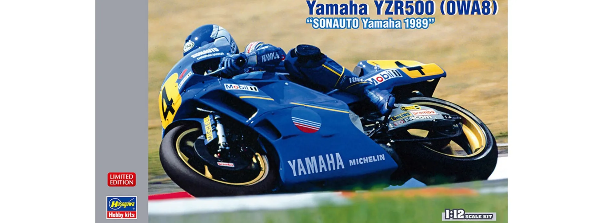HASEGAWA 21768 Yamaha YZR500 SONAUTO 1989 | Motorrad Bausatz 1:12