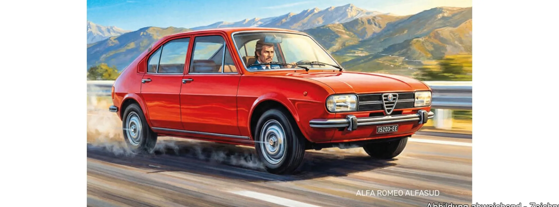 Heller 56182 Alfa Romeo Alfasud | Starter-Kit | Auto Bausatz 1:43