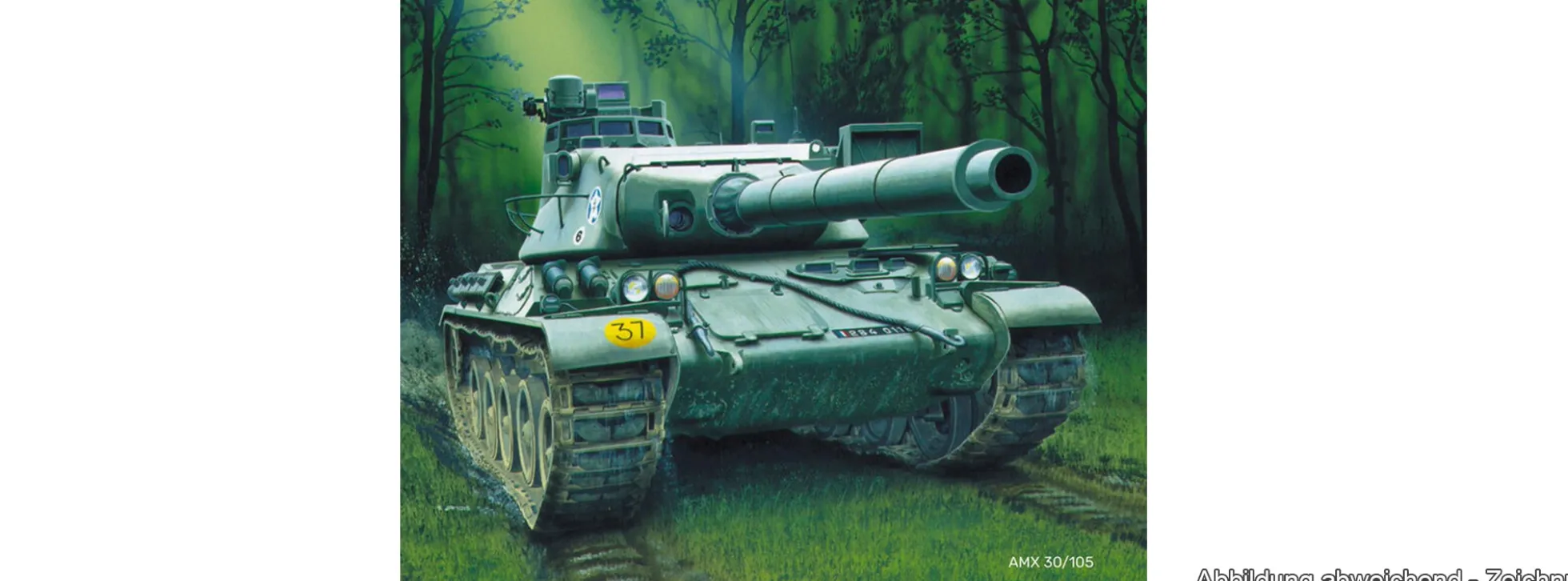 Heller 57137 AMX30/105 Starter-Kit | Panzer Bausatz 1:35