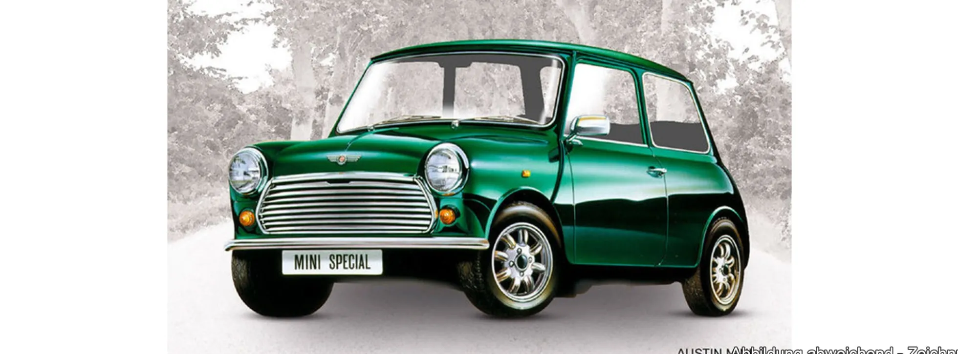 Heller 56153 Austin Mini | Starter-Kit | Auto Bausatz 1:43
