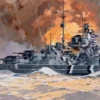 Heller 85078 Bismarck und Tirpitz Twinset | Schiffbausatz 1:400