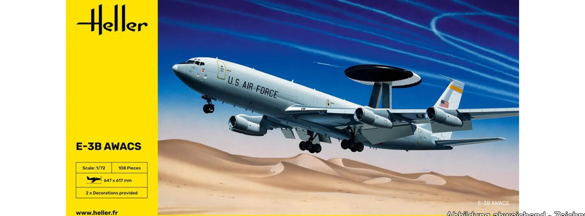 Heller 80308 Boeing E-3B AWACS | Flugzeug Bausatz 1:72