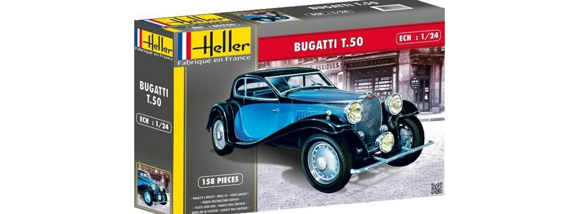 Heller 80706 Bugatti T 50 | Auto Bausatz 1:24