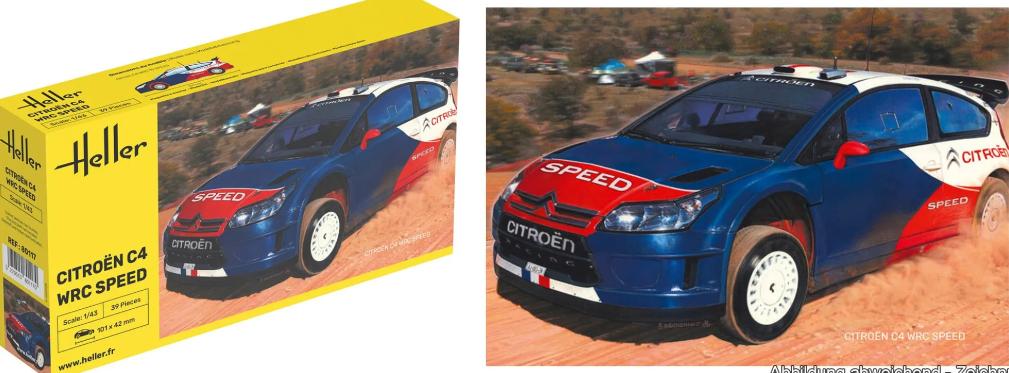 Heller 80117 Citroen C4 | Auto Bausatz 1:43