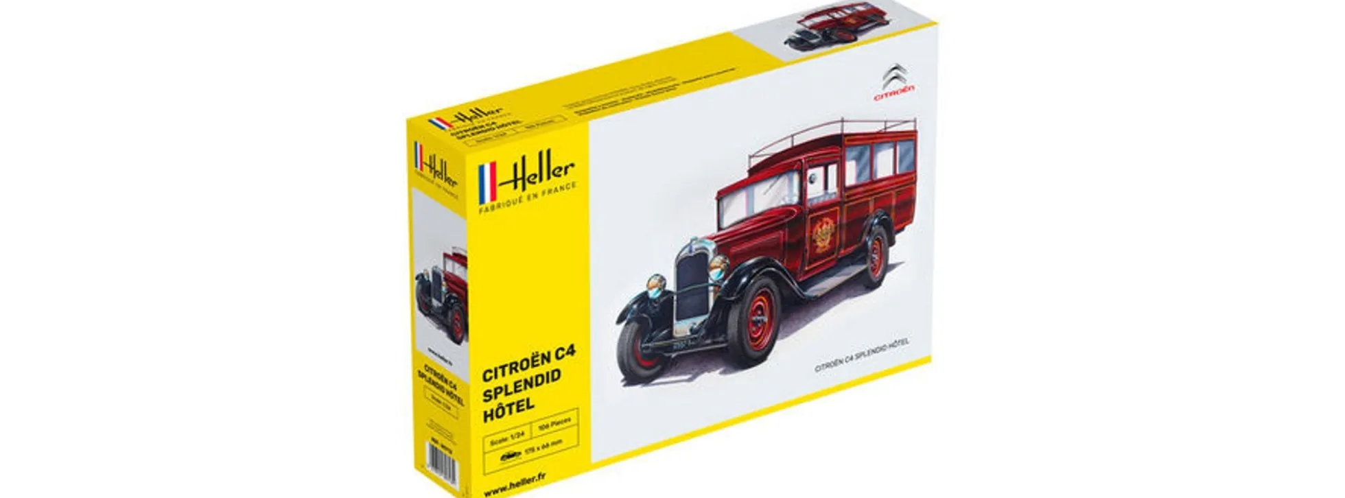 Heller 80713 Citroen C4 Splendid Hotel | Auto Bausatz 1:24