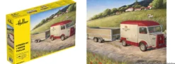 Heller 50331 Citroen HY + Goods Trailer | LKW-Bausatz 1:24