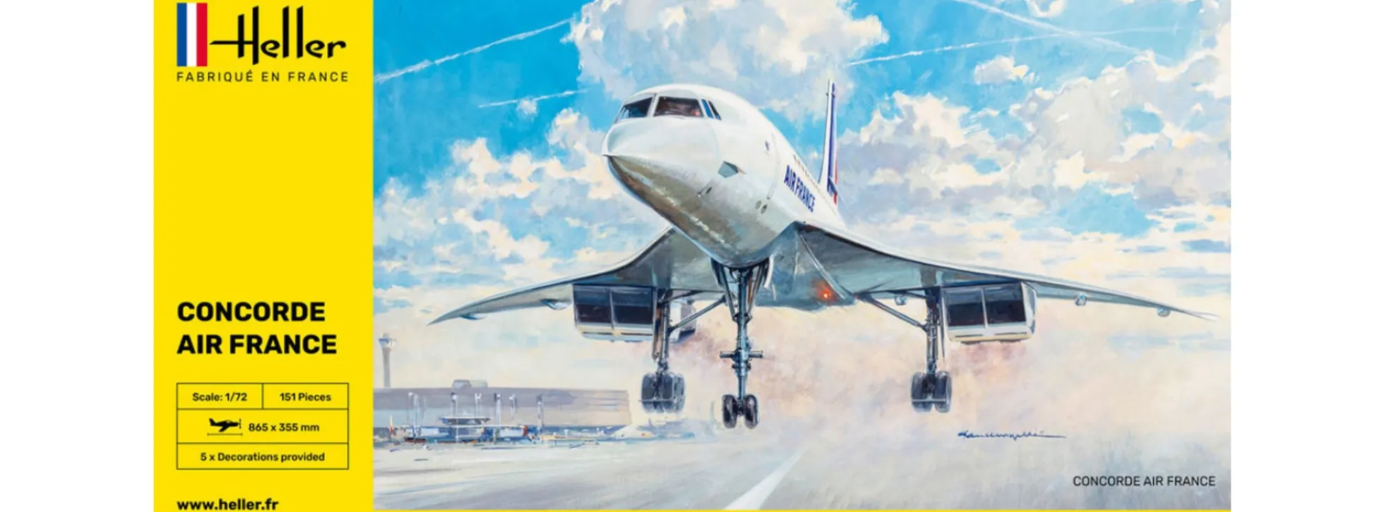 Heller 80469 Concorde Air France | Flugzeug Bausatz 1:72