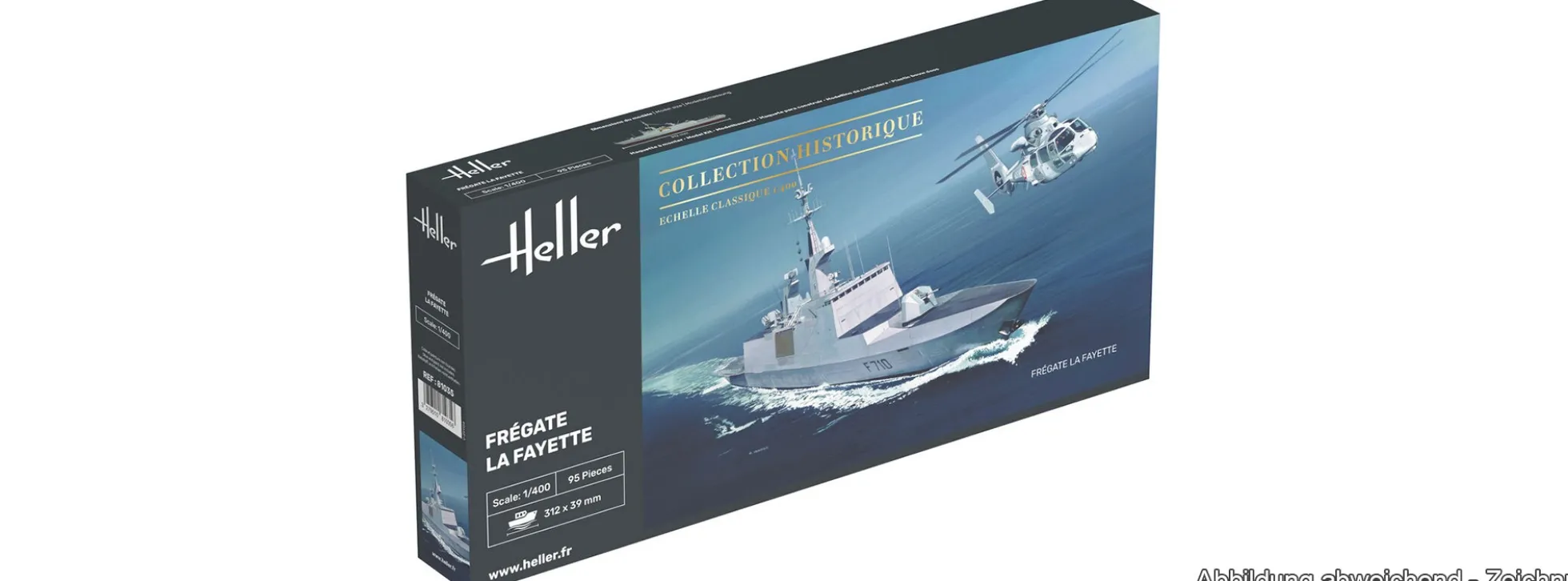 Heller 81035 Fregate La Fayette | Schiff Bausatz 1:400