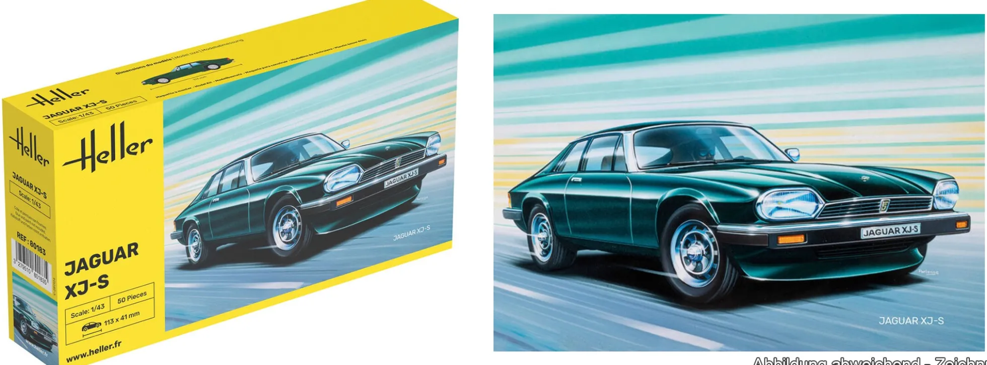 Heller 80183 Jaguar XJS | Auto Bausatz 1:43