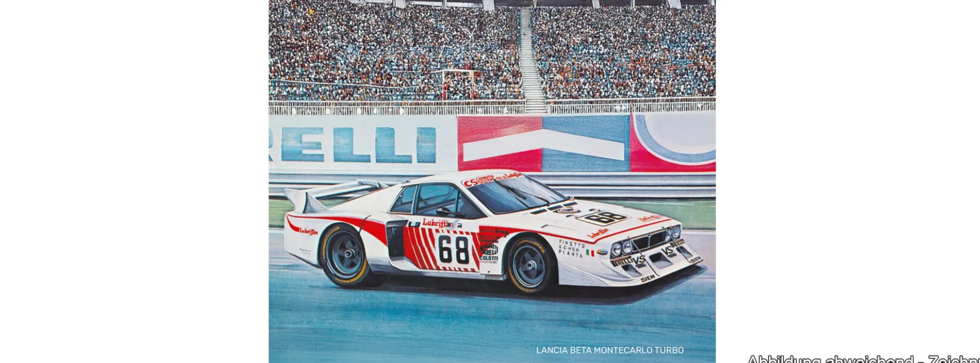 Heller 56741 Lancia Beta Montecarlo Turbo | Starter-Kit | Auto Bausatz 1:24