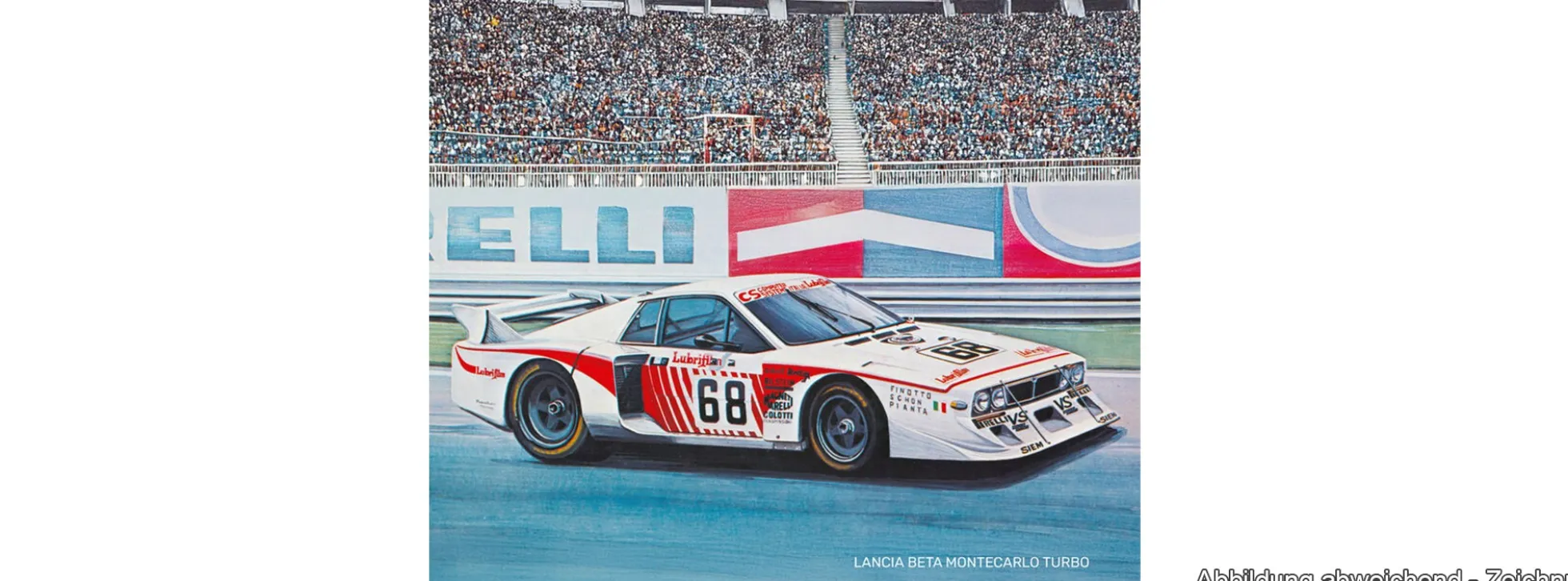 Heller 80741 Lancia Beta Montecarlo Turbo | Auto Bausatz 1:24