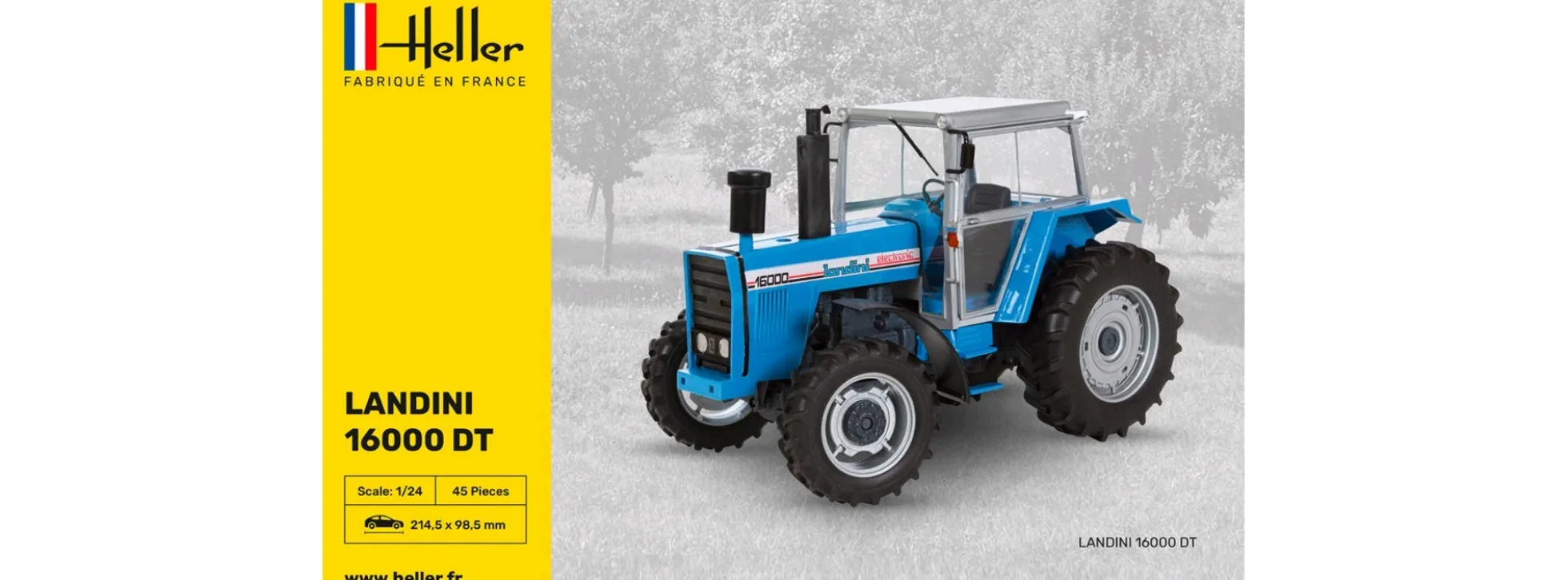 Heller 81403 Landini 16000 DT | Traktor Bausatz 1:24