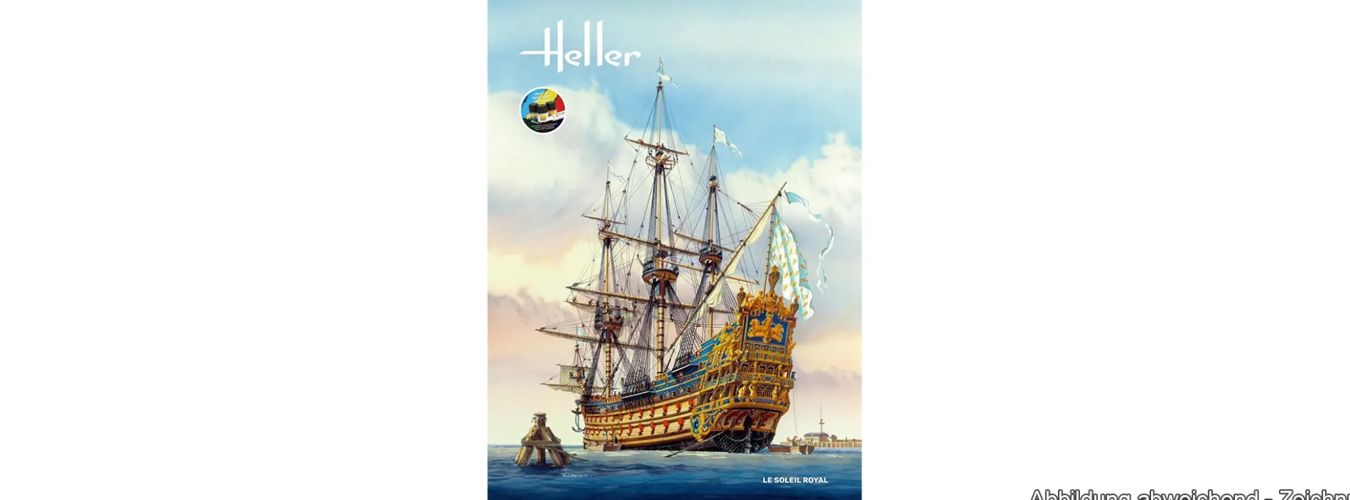 Heller 58899 Le Soleil Royal | Starter-Kit | Schiff Bausatz 1:100