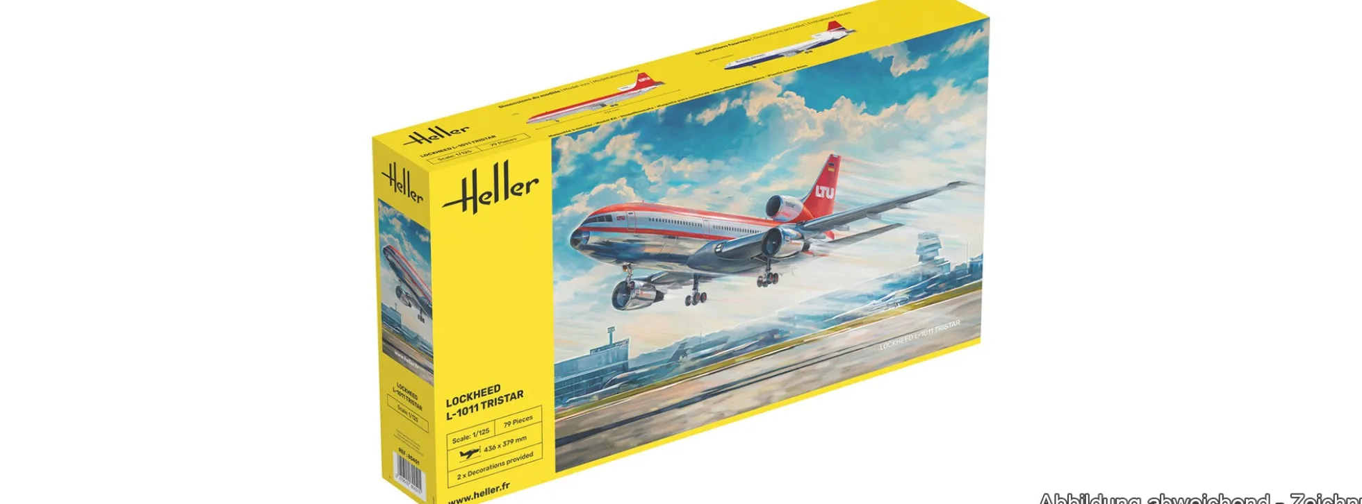 Heller 80451 Lockheed Tristar LTU | Flugzeug Bausatz 1:125