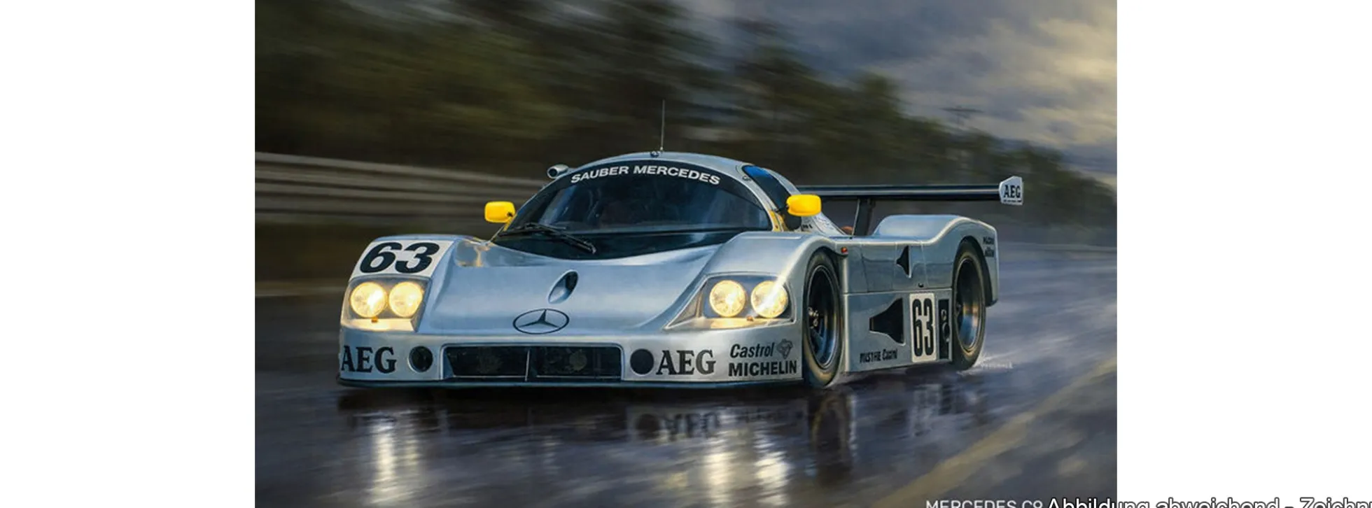 Heller 56107 MB C9 | Starter-Kit | Auto Bausatz 1:43