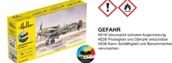 Heller 56229 Messerschmitt Bf 109 K-4 | Starter-Kit | Flugzeug Bausatz 1:72