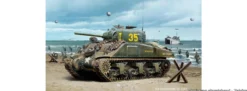 Heller 56892 M4 Sehrman D-Day | Starter-Kit | Militär Bausatz 1:72