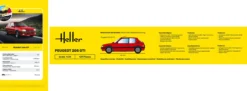 Heller 82705 Peugeot 205 GTI | Auto Bausatz 1:24