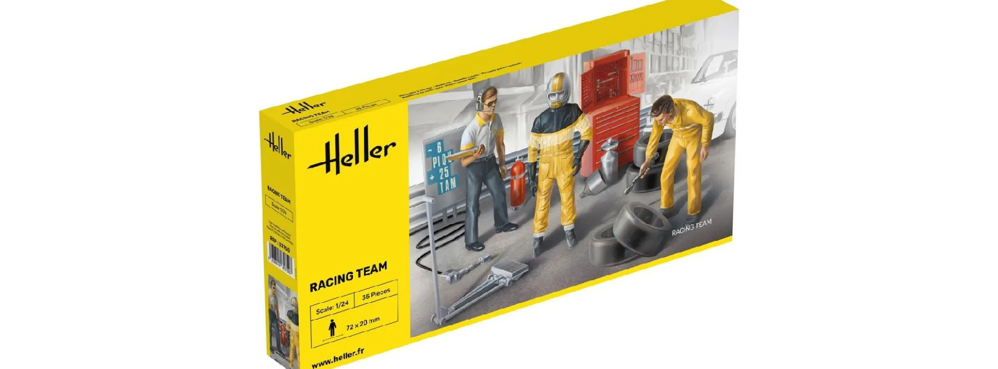 Heller 82750 Racing Team | Figuren Bausatz 1:24