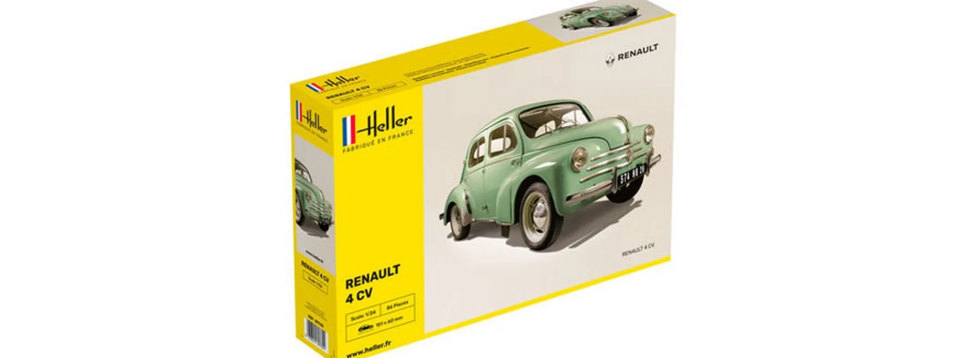 Heller 80762 Renault 4 CV | Auto Bausatz 1:24