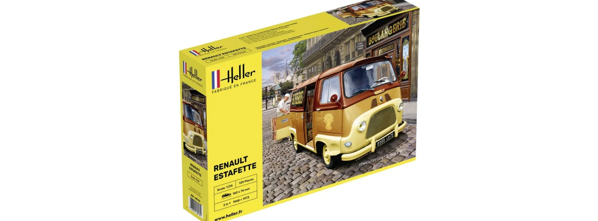 Heller 80743 Renault Estafette | Auto Bausatz 1:24
