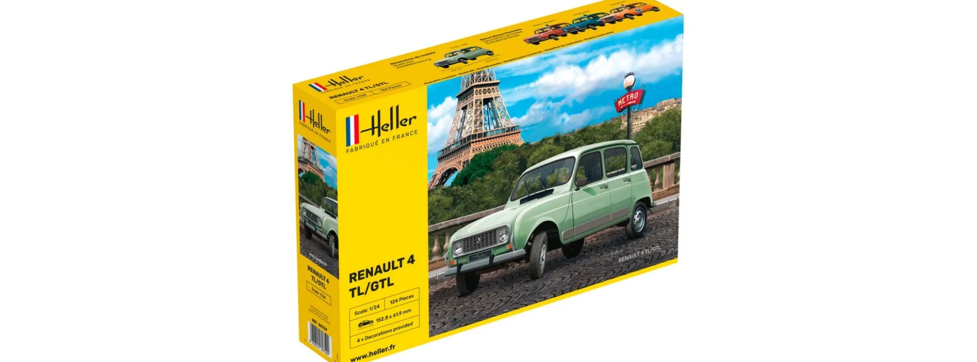 Heller 80759 Renault 4L | Auto Bausatz 1:24