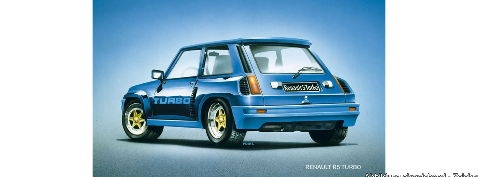 Heller 56150 Renault R5 Turbo | Starter-Kit | Auto Bausatz 1:43